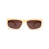 Vista lateral Óculos de Sol Jacquemus JAC2C2SUN Bege