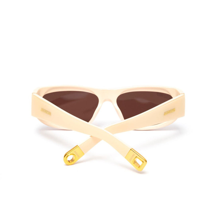 Vista traseira Óculos de Sol Jacquemus JAC2C2SUN Bege