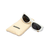 Vista frontal Óculos de Sol Jacquemus JAC5C2SUN Branco