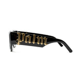 Vista frontal Óculos de Sol Palm Angels PERI039-1007 Preto