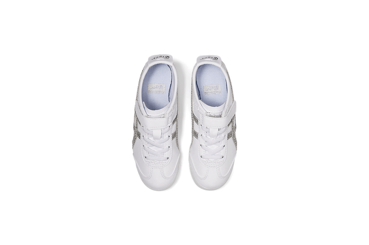 Onitsuka Tiger キッズスニーカー ホワイト/シルバー17.5cm Onitsuka Tiger Mexico 66 Kids White/Pure Silver Branco - LK