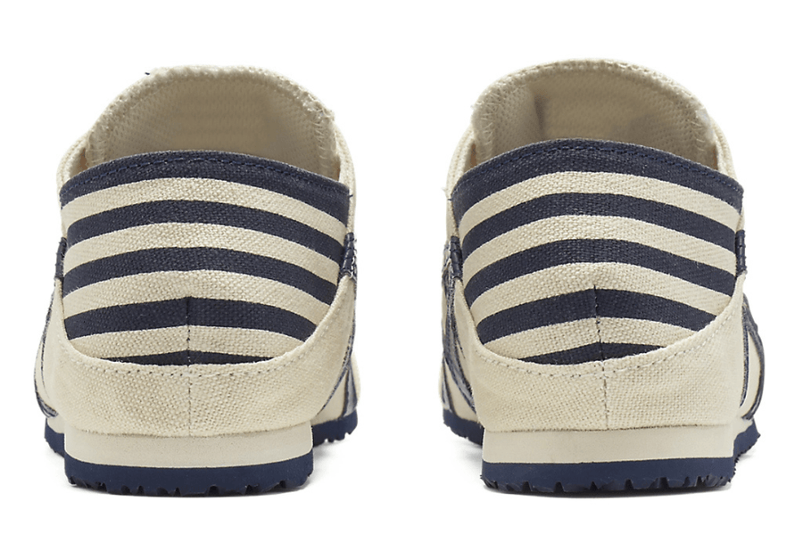 Vista frontal Onitsuka Tiger Mexico 66 Paraty Natural Navy Bege