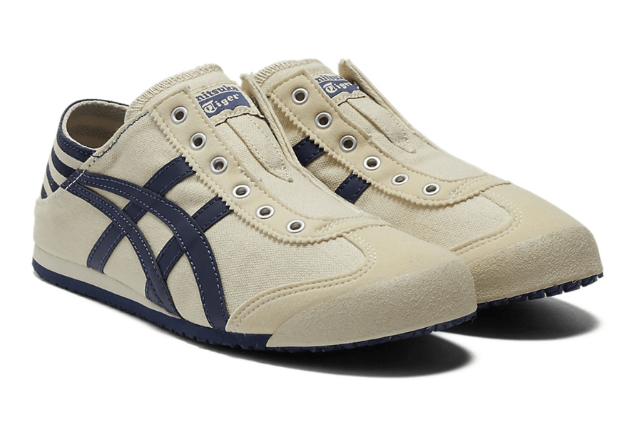 Vista superior Onitsuka Tiger Mexico 66 Paraty Natural Navy Bege