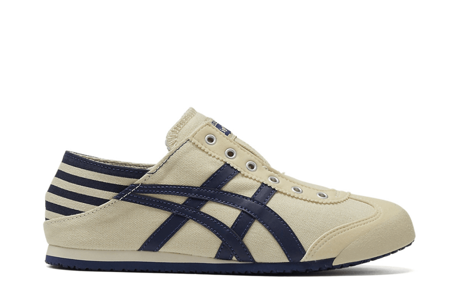 Onitsuka Tiger Mexico 66 Paraty Natural Navy Bege em bege original na LK Sneakers
