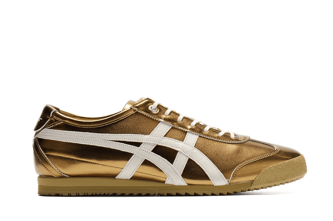 Onitsuka Tiger Mexico 66 SD Metallic Series Desert Camp Cream Dourado - Onitsuka Tiger - 1183C468200 - 1