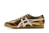 Vista lateral Onitsuka Tiger Mexico 66 SD Metallic Series Desert Camp Cream Dourado