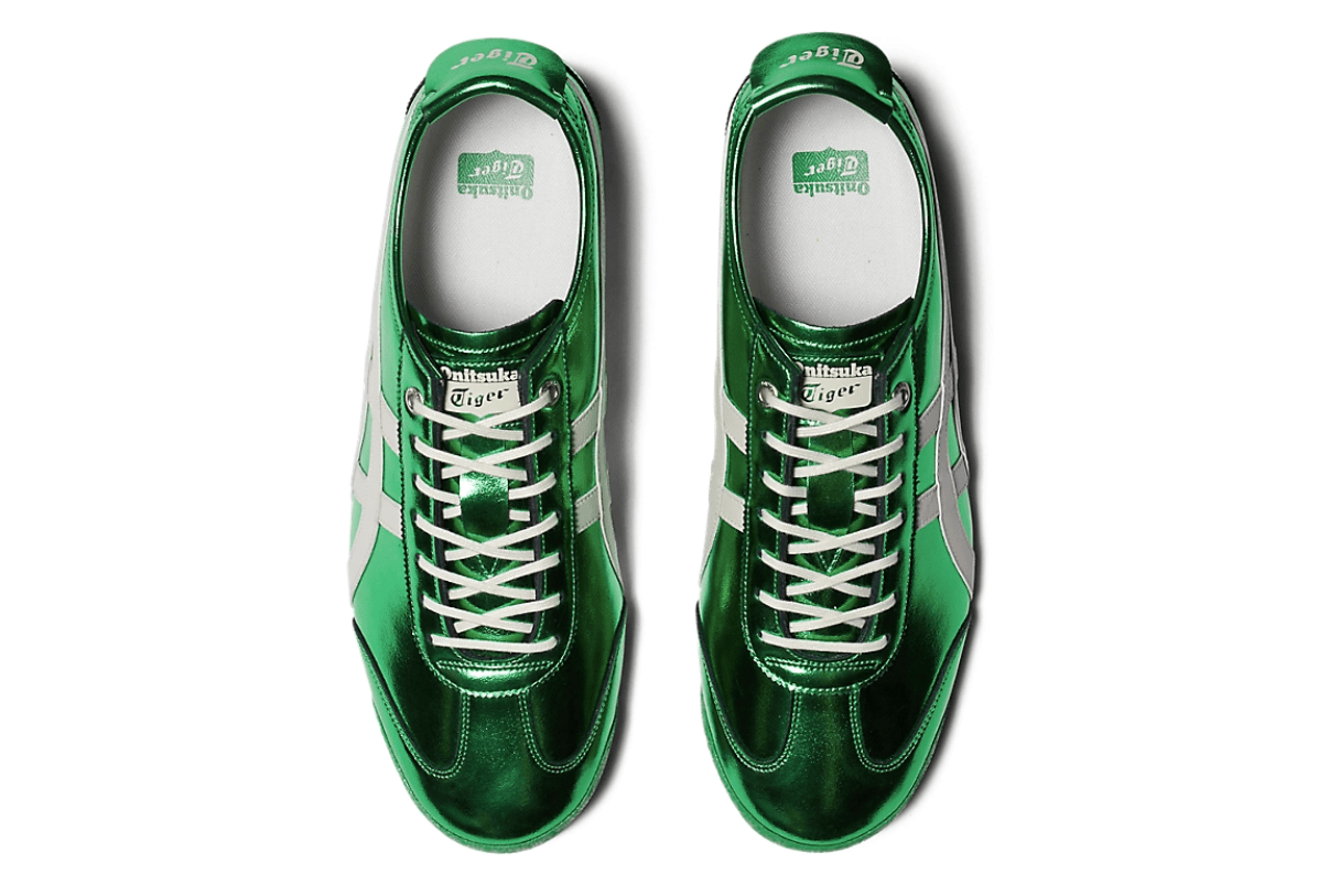 Onitsuka Tiger Mexico 66 SD Metallic Series Jade Cream Verde | LK
