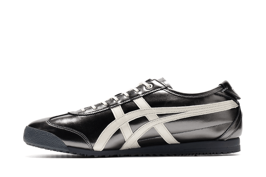 Onitsuka Tiger Mexico 66 SD Metallic Series Metropolis Cream Cinza Onitsuka Tiger Mexico 66 SD Metallic Series Metropolis Cream Cinza