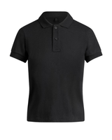 Vista traseira Polo Skims Baby Tee Worn in Jersey Onyx Preto