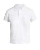 Vista lateral Polo Skims Baby Tee Worn in Jersey Snow Branco