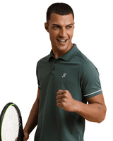 Vista em detalhe Polo Slyce On Season TM Verde