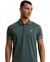 Vista lateral Polo Slyce On Season TM Verde