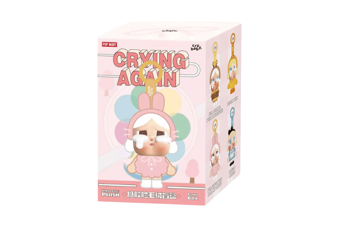 Pop Mart CryBaby Crying Again Series Vinyl Face Plush Single Blind Box - Pop Mart - CRYBB01