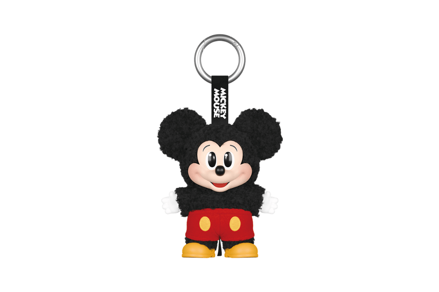 Vista em detalhe Pop Mart Disney Mickey Family Together Series Plush Keychain Single Blind Box Lacrada