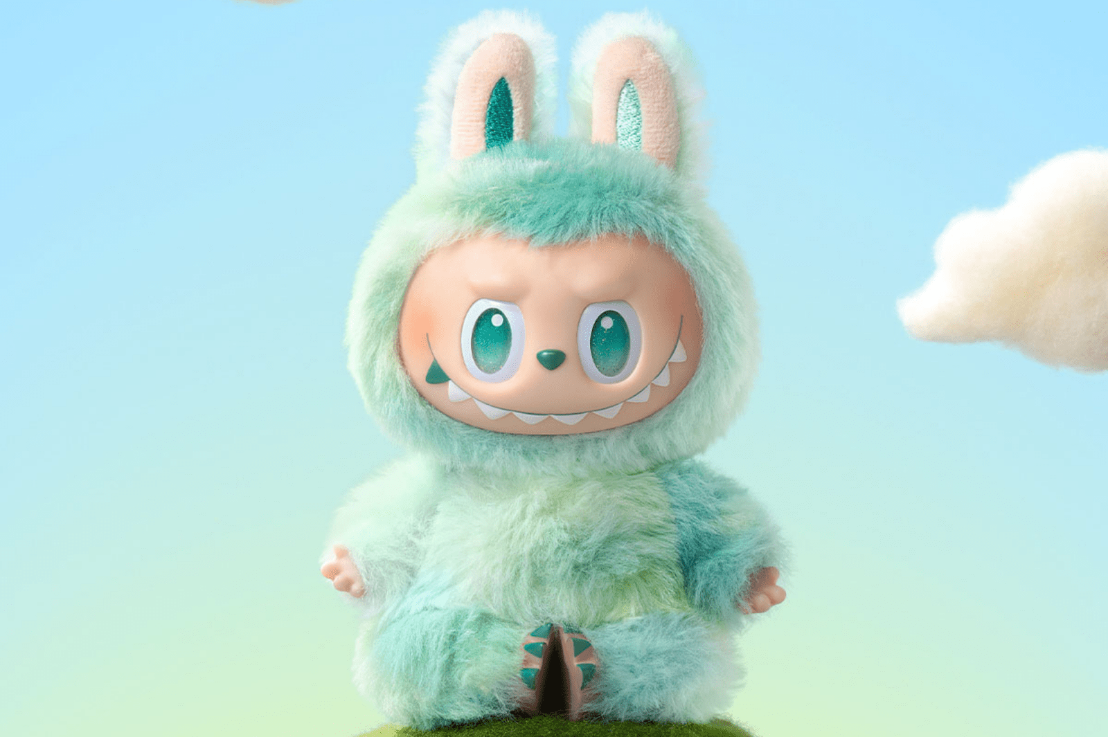 ぬいぐるみ POPMART LABUBU Big into Energy serenity Serenity - THE MONSTERS Big into Energy Series-Vinyl Plush