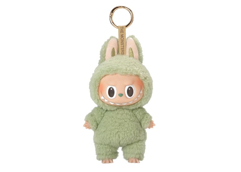 Pop Mart Labubu The Monsters Tasty Macarons Green Grape Vinyl Plush Pingente - Collectibles - Labubu - 