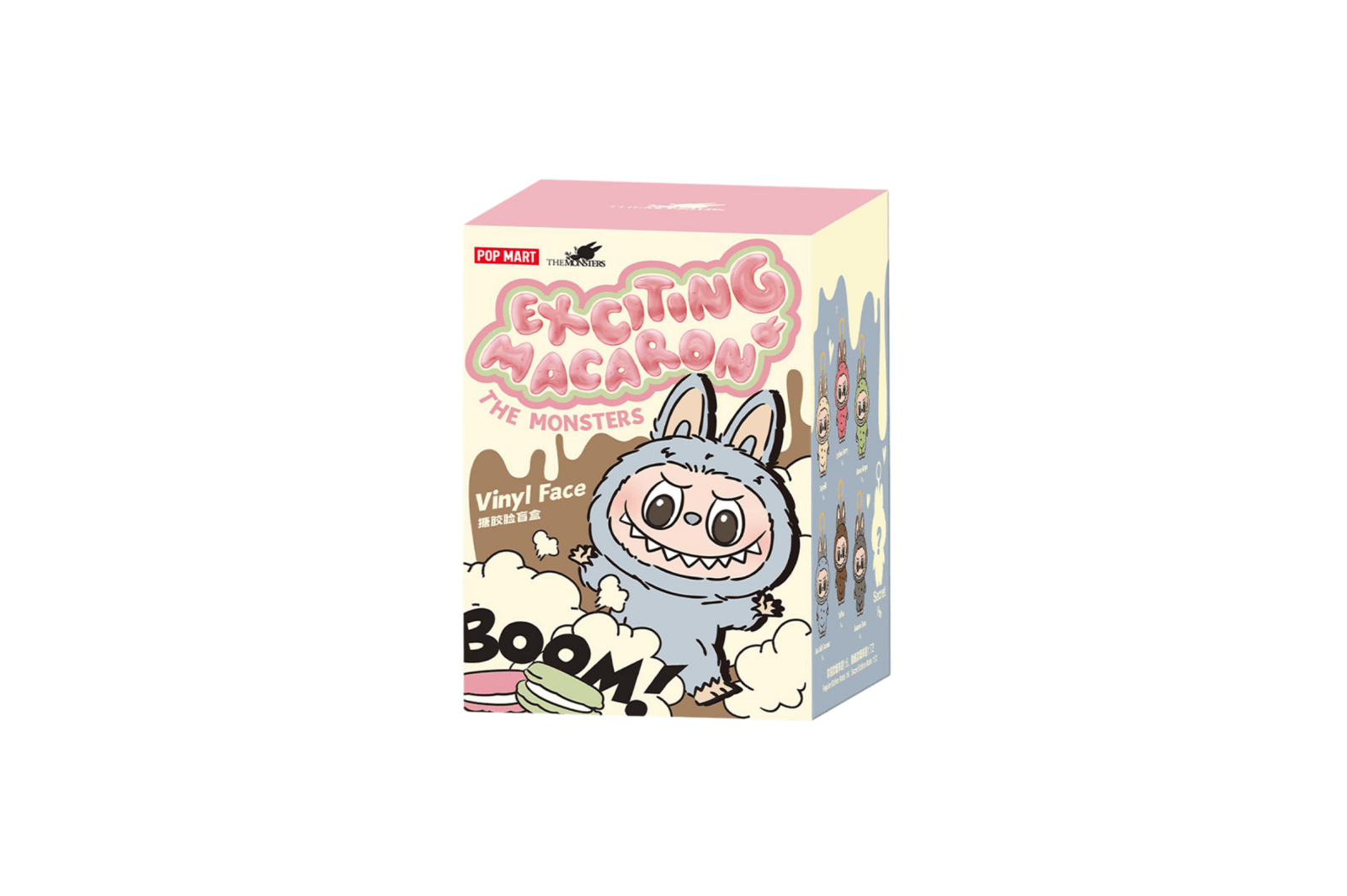 Pop Mart Labubu The Monsters Tasty Macarons Vinyl Plush Pingente [Blind Box Lacrada] - Collectibles - Labubu - 