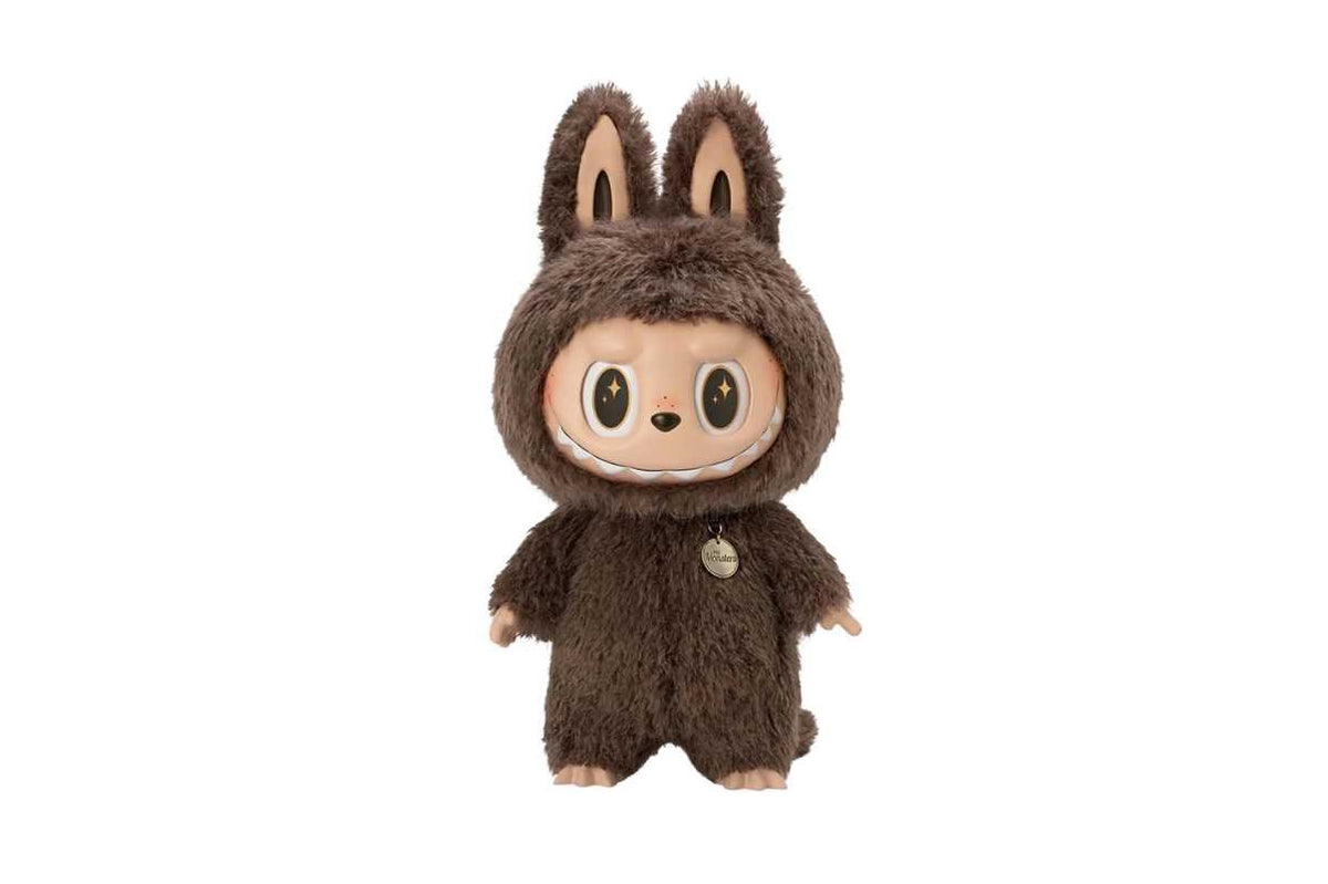 Pop Mart Labubu The Monsters Zimomo I Found You Vinyl Doll + Tote Bag Marrom (59cm)