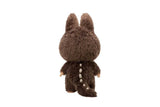 Vista lateral Pop Mart Labubu The Monsters Zimomo I Found You Vinyl Doll + Tote Bag Marrom (59cm)