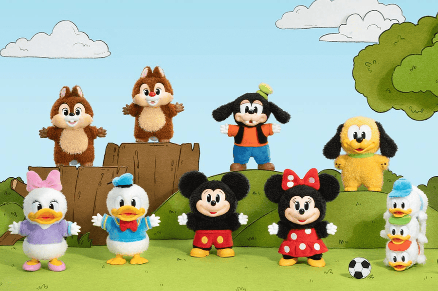 Pop Mart Mickey Family Cute Together Keychain Series Figures Pop Mart Mickey Family Cute Together Keychain Series Figures