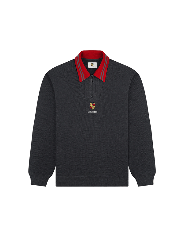 Pullover Aimé Leon Dore x Porsche Jacquard Collar Quarter Zip - Aimé Leon Dore - AIME126 - 1