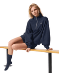 Pullover Alo Yoga Accolade 1/4 Zip Navy Azul Marinho - Alo Yoga - u3040rg_02 - 1