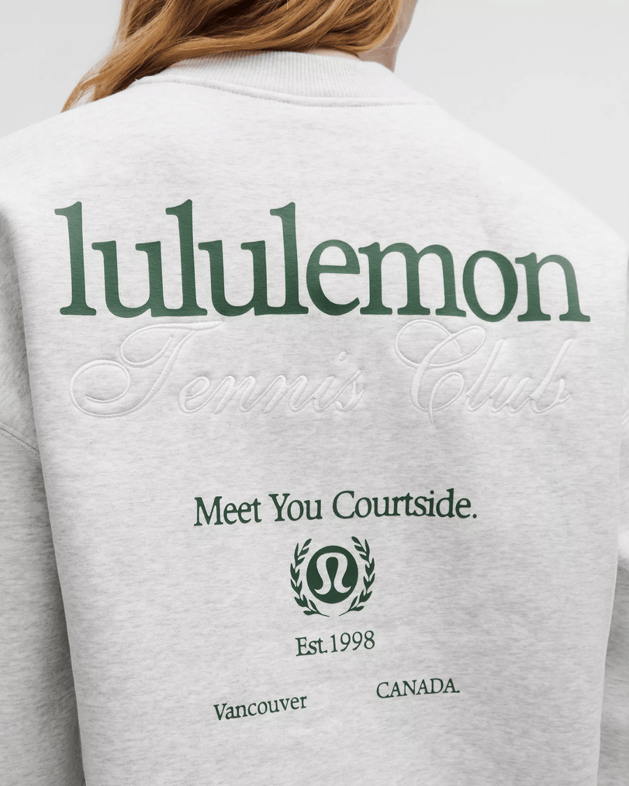 Pullover Lululemon Heavyweight Fleece Tennis Club por R$ 1.799,99