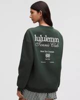 Vista na caixa Pullover Lululemon Heavyweight Fleece  Tennis Club