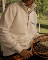 Vista frontal Pulôver Slyce Frenchterry Zipper Off White