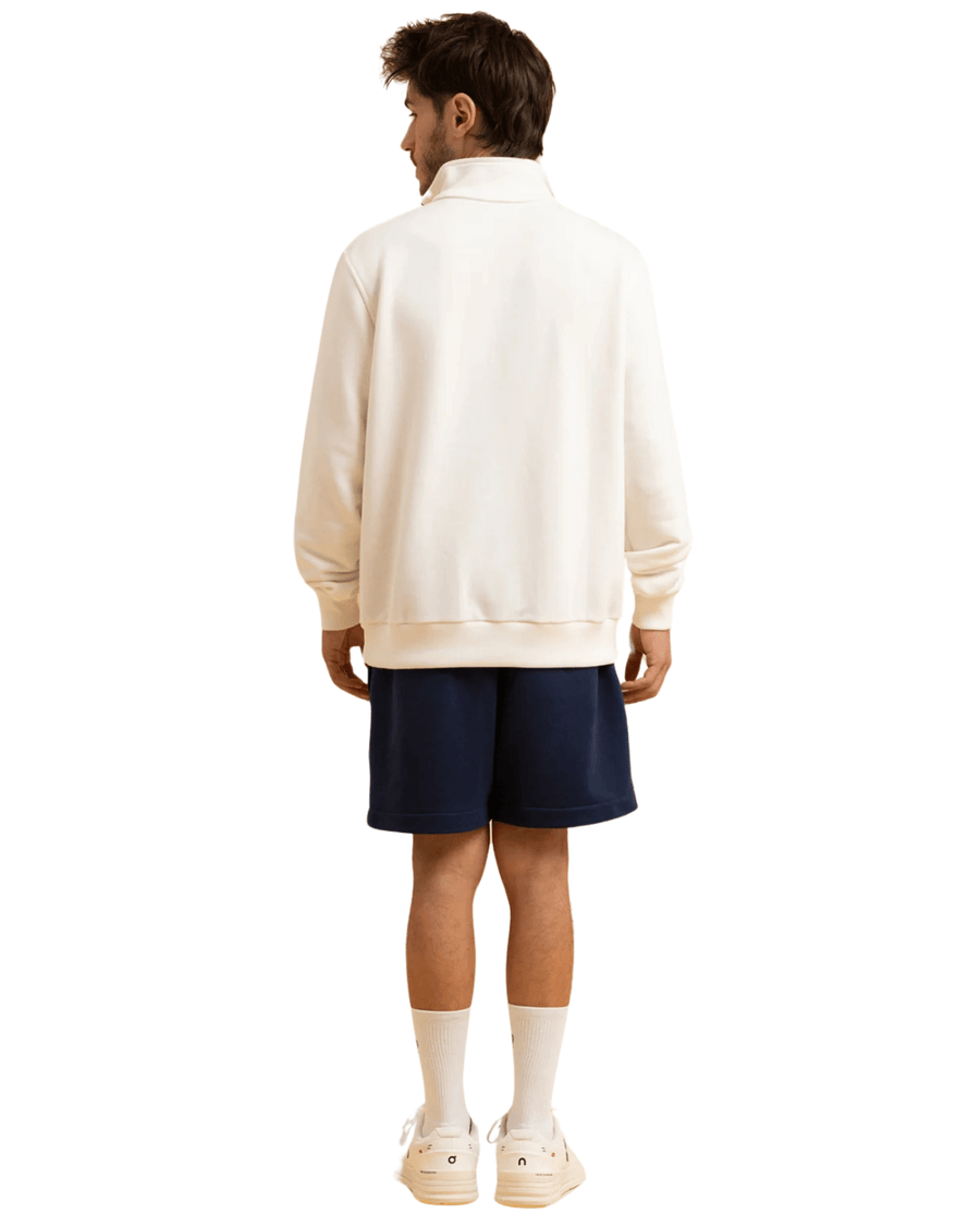 Vista lateral Pulôver Slyce Frenchterry Zipper Off White
