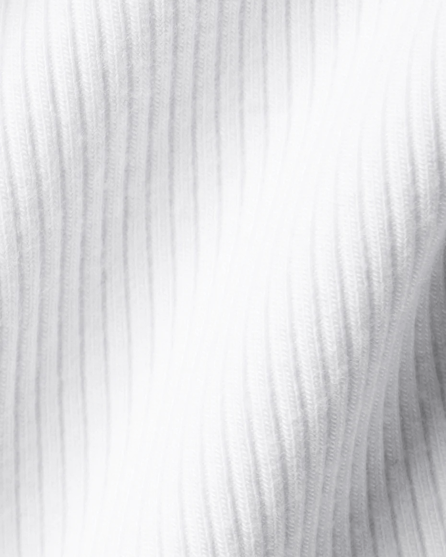 Regata Alo Yoga Ribbed Prosper Branco por R$ 849,99 em até 10x