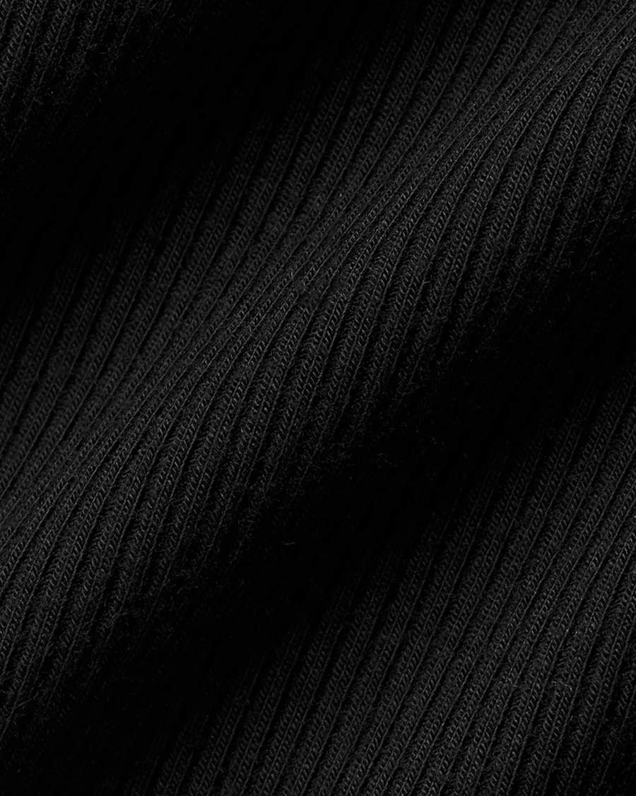 Vista frontal Regata Alo Yoga Ribbed Prosper Preto