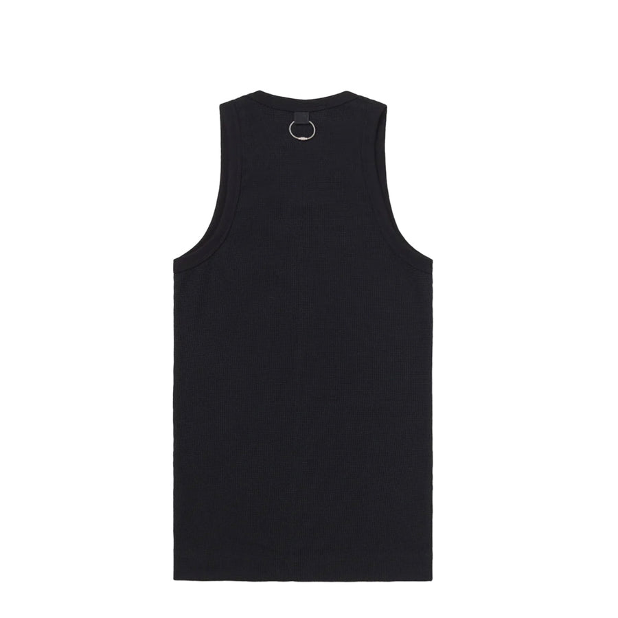 Vista lateral Regata Pace Waffle Knit Preto