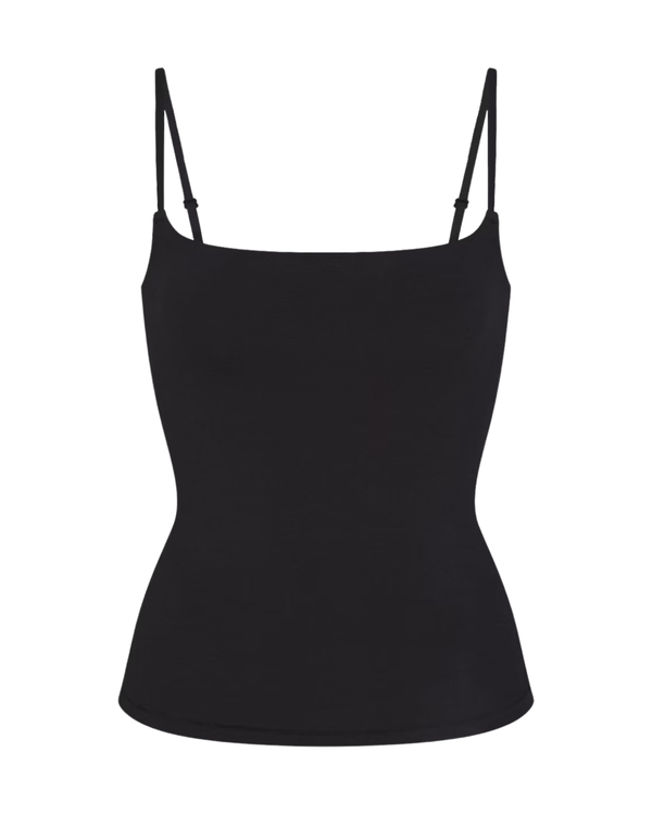 Regata Skims Cotton Cami Soot Preto