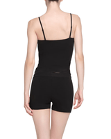 Vista superior Regata Skims Cotton Cami Soot Preto