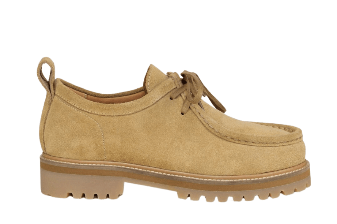 Sapato Saint Studio Cannadian Moc Toe Camurça Natural - Saint Studio - 