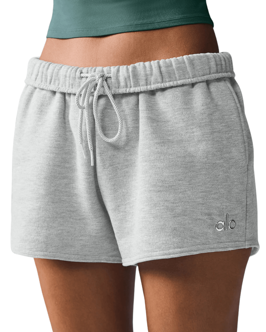 Short Alo Yoga Accolade Athletic Heather Grey Cinza - Alo Yoga - w6472rg_00 - 1