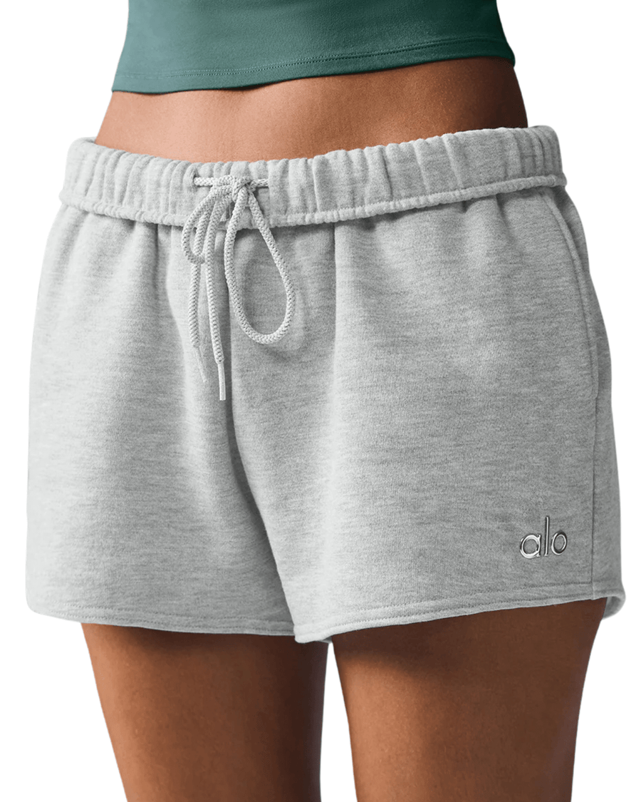 Short Alo Yoga Accolade Athletic Heather Grey Cinza em cinza original na LK Sneakers