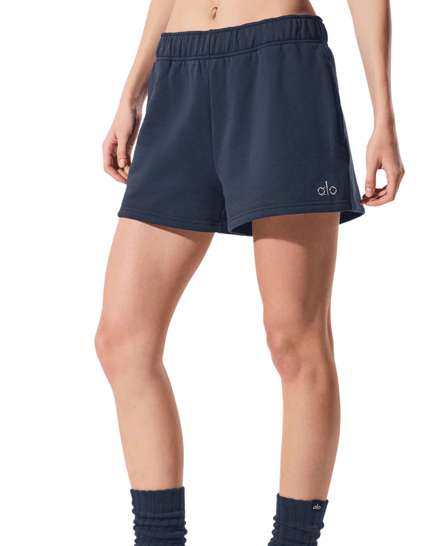 Short Alo Yoga Accolade Navy Azul Marinho por R$ 849,99 em até 10x