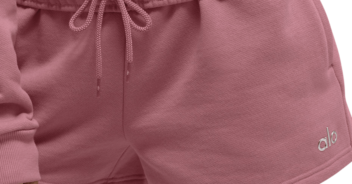 Short Alo Yoga Accolade Pink Wild Rose Rosa por R$ 849,99 em até