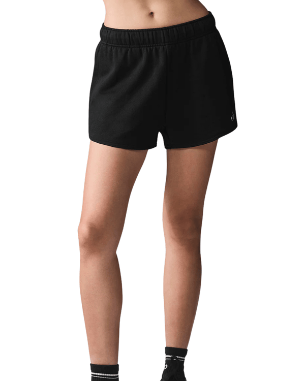 Short Alo Yoga Accolade Preto em preto original na LK Sneakers