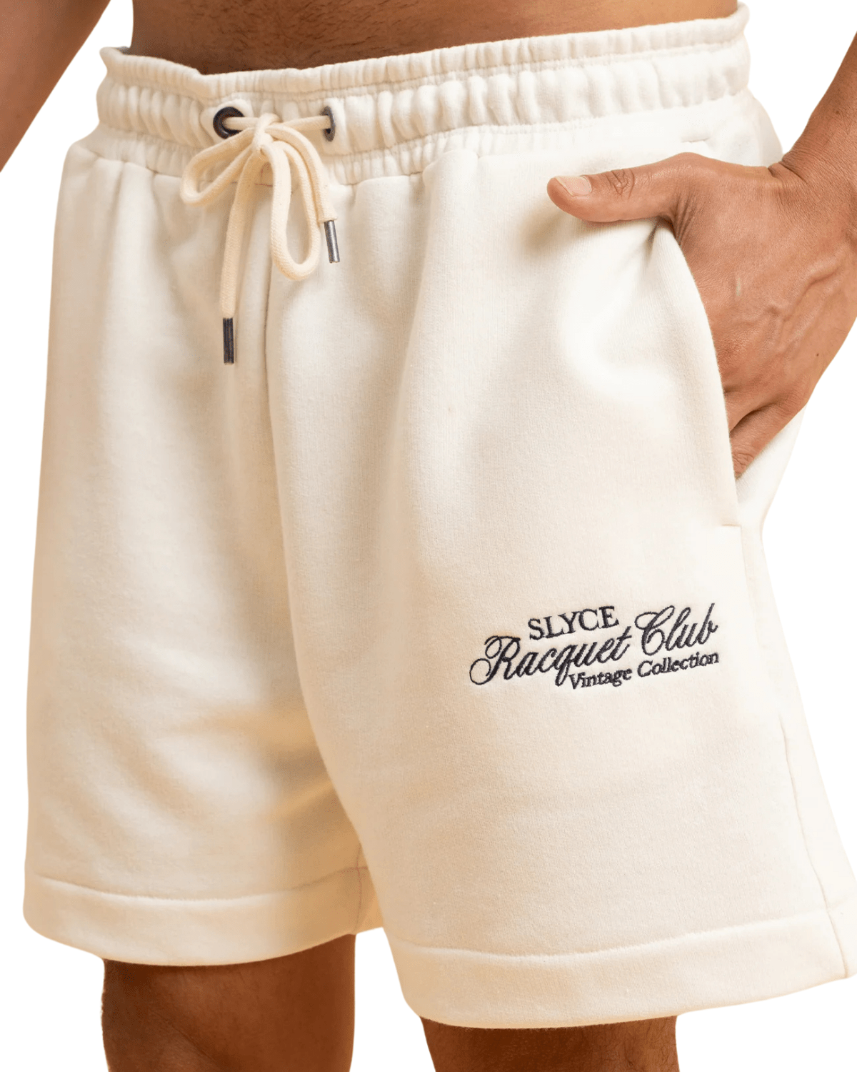 Shorts Slyce Frenchterry Off White - LK - SLFTSVOW - 1