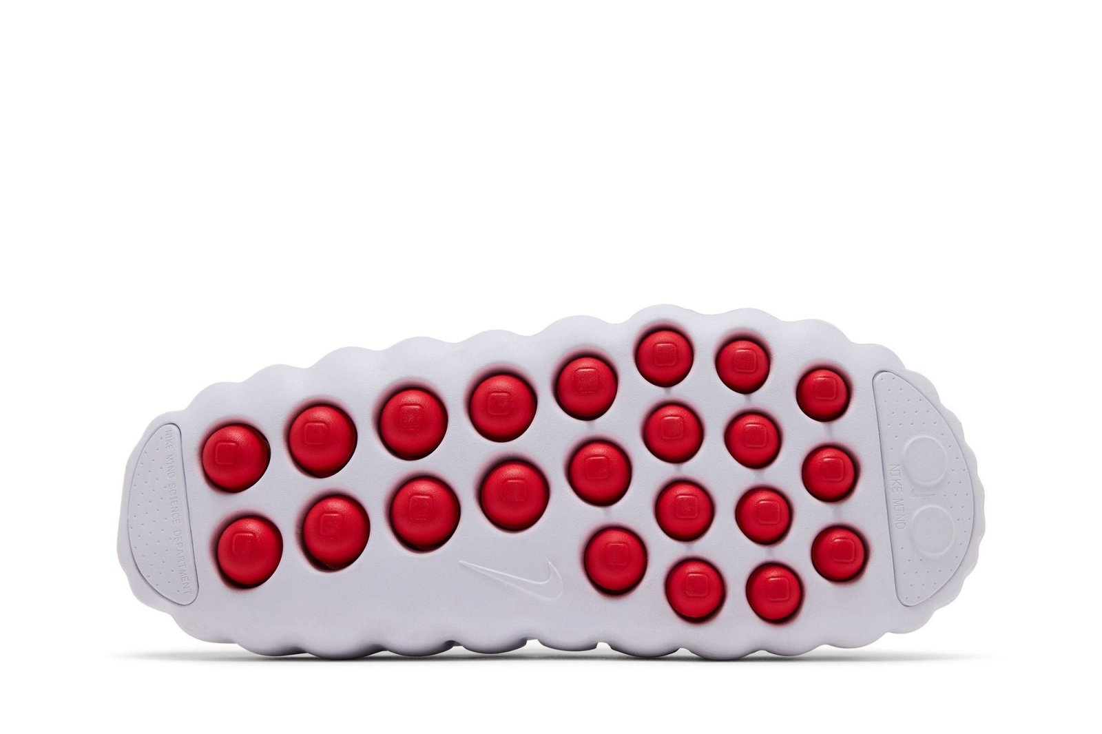 Slide Nike Mind 001 White Speed Red | LK Sneakers