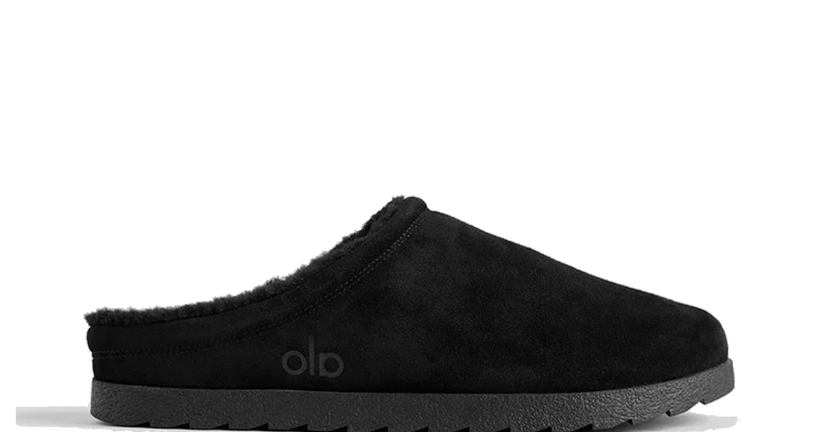 Slipper Alo Yoga Recovery Black Preto | LK Sneakers