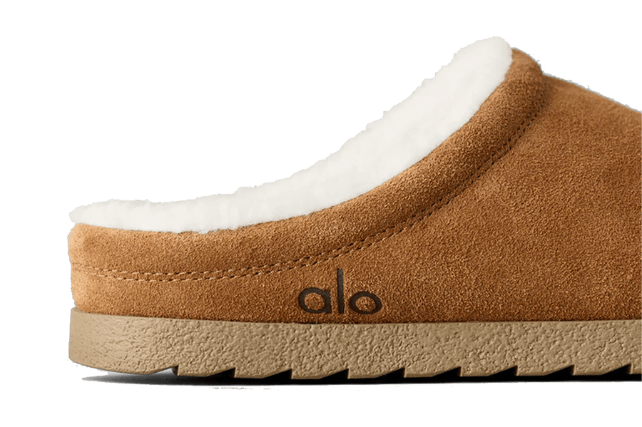 Vista superior Slipper Alo Yoga Recovery Saddle/Ivory Bege