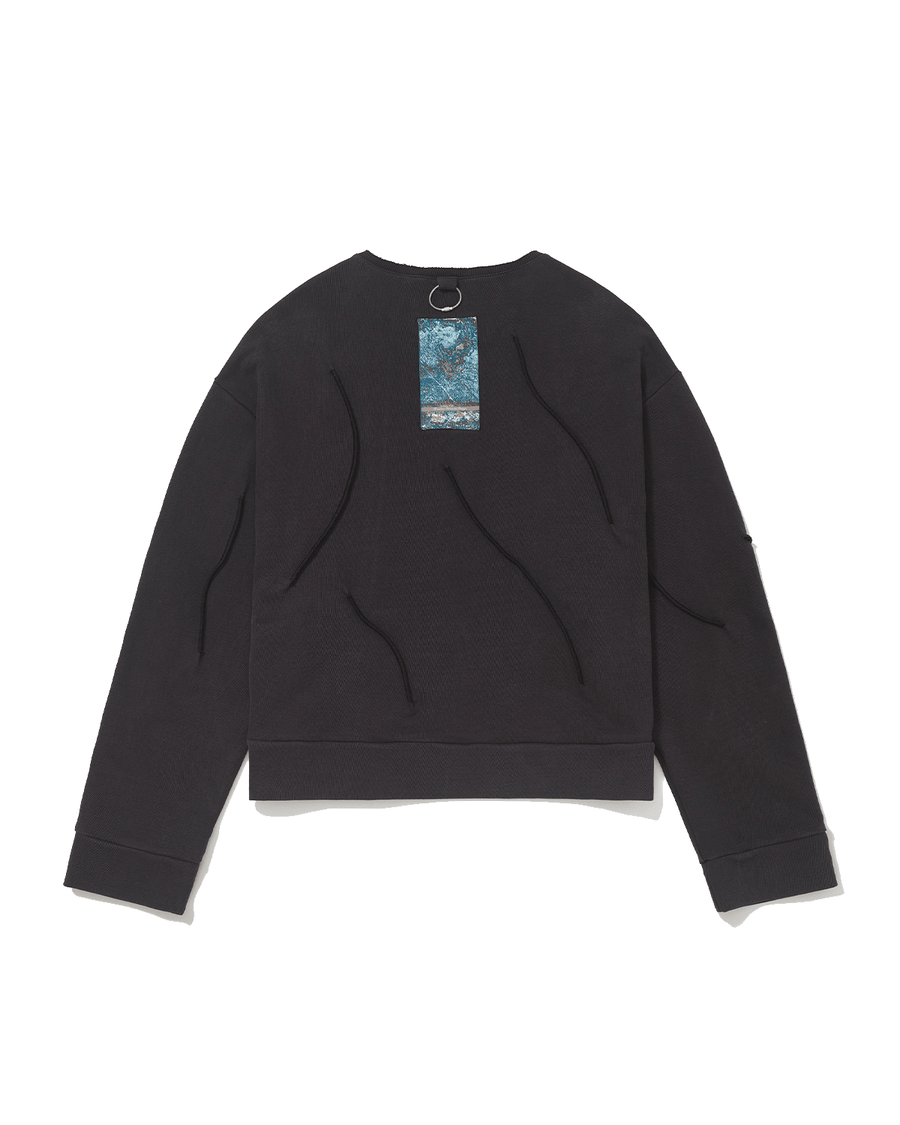 Suéter Pace Overlock Black Vintage Preto
