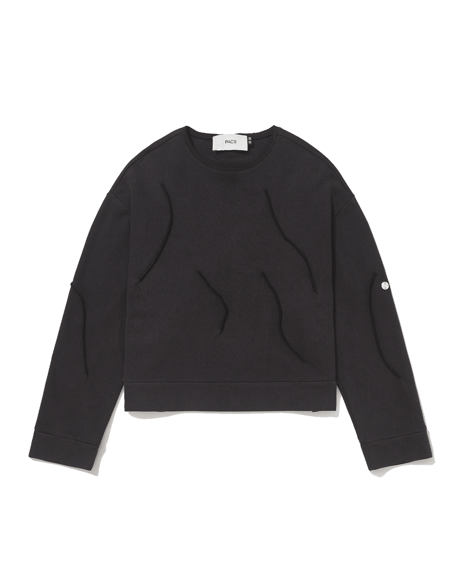Suéter Pace Overlock Black Vintage Preto