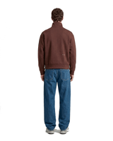 Suéter Saint Studio Moletom Quarter Zip Marrom