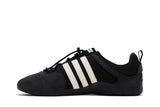 Vista lateral do Adidas Adidas Ballerina Bad Bunny Black Chalk mostrando design do cabedal e logo da marca
