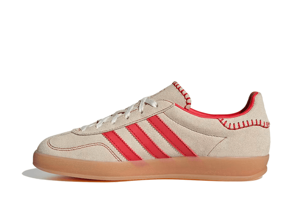 Tênis Adidas Gazelle Indoor Beige Better Scarlet Bege